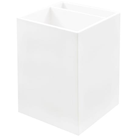 JAM Paper® Pen Holder, 3-7/8"H x 2-3/4"W x 2-3/4"D, White