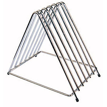 Winco 6 Slot Cutting Board Rack Chrome - Office Depot