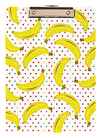 Office Depot® Brand Clipboard, 9/16"H x 12 1/2"W x 9"D, Bananas