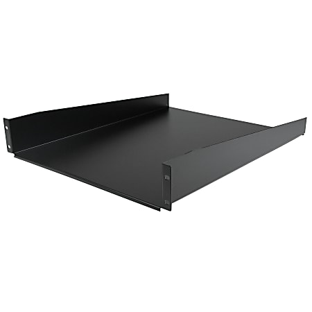 StarTech.com 2U Server Rack Cabinet Shelf - Fixed 22" Deep Cantilever Rackmount Tray  - CABSHELF22