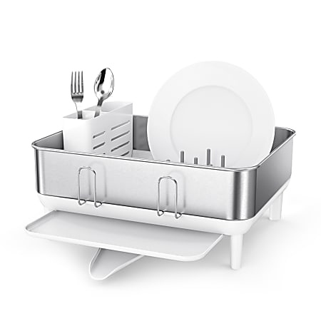 Better Chef 4-Piece Dish Drying Rack Set, 15H x 22W x 18-1/2D, Chrome