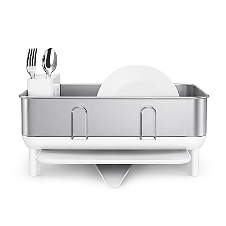 Buy simplehuman Compact Dish Rack - White, Dish drainers