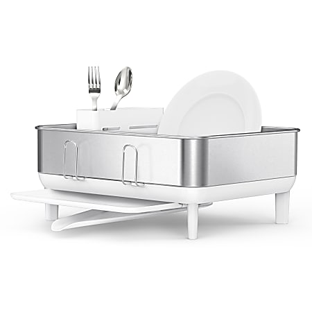 Hefty White Self Draining Dishrack