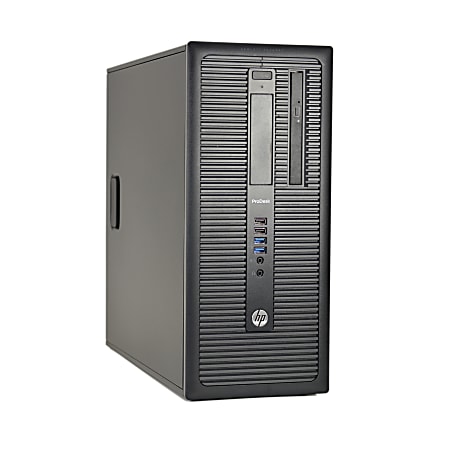 HP ProDesk 600 G1-MT Refurbished Desktop PC, Intel® Core™ i5, 16GB Memory, 512GB Solid State Drive, Windows® 10, J1-600G1TA04