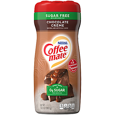 Nestle&reg; Coffee-mate&reg; Sugar-Free Coffee Creamer, 10.2 Oz, Creamy Chocolate