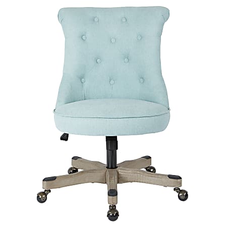 Office Star Hannah Tufted Office Chair MintGray Office Depot