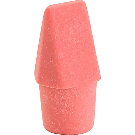 2 Pack - Pink Eraser Caps Top Fit Standard Pencil Non Abrasive PVC 50 Per  Pack