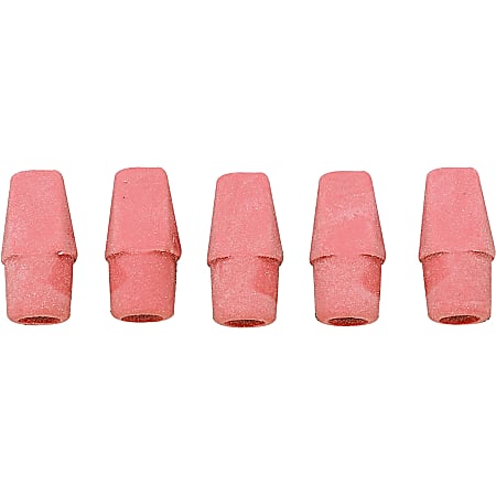 Natural Rubber Wedge Pink Erasers, Small, Box of 36 | Bundle of 2 Boxes