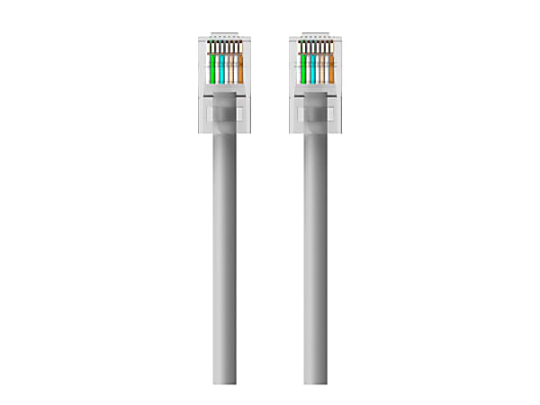 Belkin High Performance - Patch cable - RJ-45 (M) to RJ-45 (M) - 5 ft - UTP - CAT 6 - molded - gray -  - A3L98005