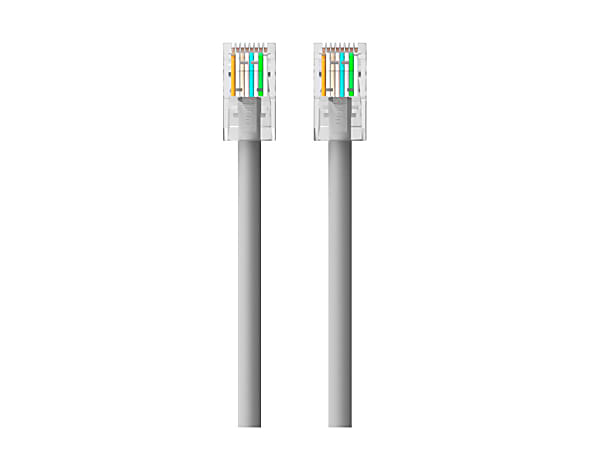 Belkin High Performance - Patch cable - RJ-45 (M) to RJ-45 (M) - 5 ft - UTP - CAT 6 - molded - gray -  - A3L98005