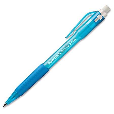 Paper Mate Quick Flip Mechanical Pencils - #2 Lead - 0.5 mm Lead Diameter - Refillable - 1 Dozen