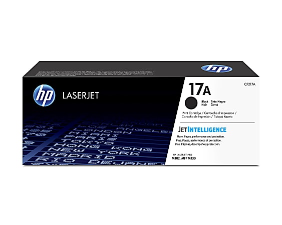 Overvloedig donor Uitgaven HP LaserJet 17A High Yield Black Toner Cartridge CF217A - Office Depot