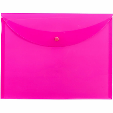 Smead Letter Filing Envelope - 8 1/2" x 11" - Pink - 10 / Box