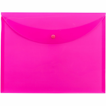 Smead Letter Filing Envelope - 8 1/2" x 11" - Pink - 10 / Box