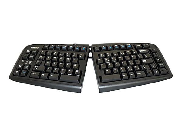 Goldtouch V2 USB Wired Ergonomic Split Keyboard, Black