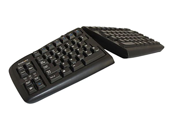 Goldtouch V2 USB Wired Ergonomic Split Keyboard Black - Office Depot