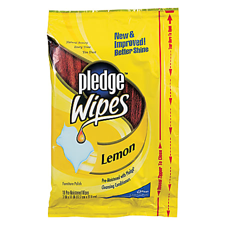 Pledge® Natural Beauty Furniture Wipes