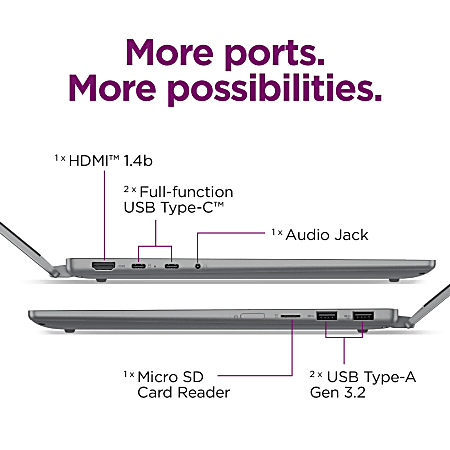 Lenovo IdeaPad 5x 2 in 1 Laptop Copilot PC 14 WUXGA OLED Touch