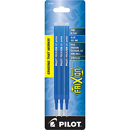  Pilot Frixion Gel Ink Pen Refills, Fine Point 0.7mm
