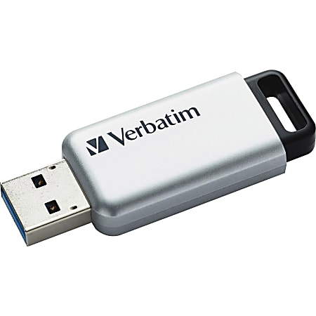 Verbatim Store 'n' Go Secure Pro 16GB USB 3.0 Flash Drive, Silver