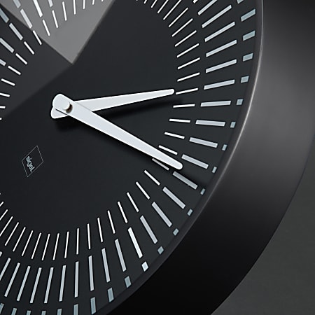 Sigel Artetempus Lox Wall Clock 14 H x 14 W x 3 D Black - Office Depot