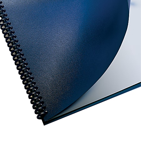 GBC Designer Presentation Covers - Clear Lined Pattern (25-Pack, 11x8.5")