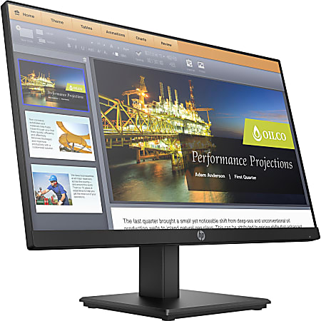HP P224 21.5 Full HD LED LCD Monitor 169 Black 22 Class Vertical