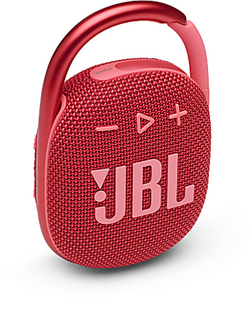 JBL CLIP 4 Ultra-Portable Waterproof Speaker, Red