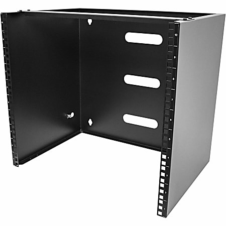 StarTech.com 10U Wall Mount Rack, 14in Deep, 19 inch Wall Mount Network Rack, Wall Mounting Patch Panel Bracket  - RACK10U14BRACKET