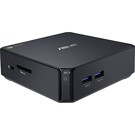 Asus Chromebox M115U Desktop Computer - Intel Celeron 2955U 1.40 GHz - 2 GB DDR3 SDRAM - 16 GB SSD - Chrome OS - Mini PC - Black