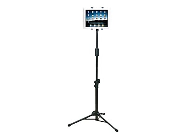 Aidata UNIVERSAL TABLET TRIPOD FLOOR STAND - Stand - tripod - for tablet - screen size: 7.9"-13" - floor-standing