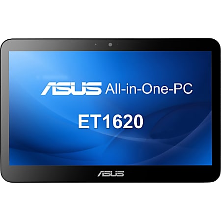 Asus ET1620IUTT-B1 All-in-One Computer - Intel Celeron J1900 2 GHz - 2 GB DDR3 SDRAM - 320 GB HDD - 15.6" 1366 x 768 Touchscreen Display - Windows 8.1 Pro 64-bit - Desktop - Black