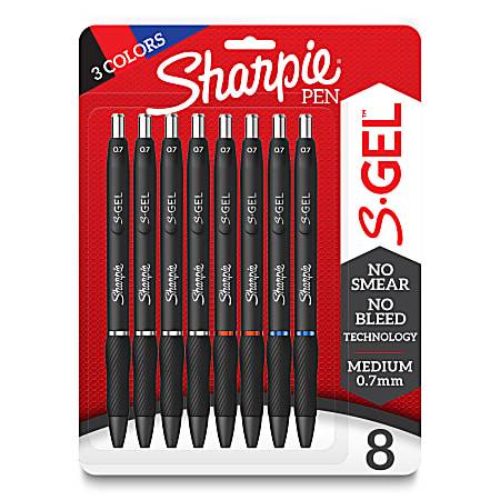 Sharpie S-Gel, Gel Pens, Medium Point (0.7mm), Assorted