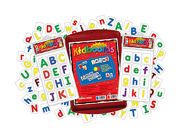 Barker Creek® Magnets, Learning Magnets®, Alphabet Activity Kit, Grades Pre-K–2, Pack Of 77