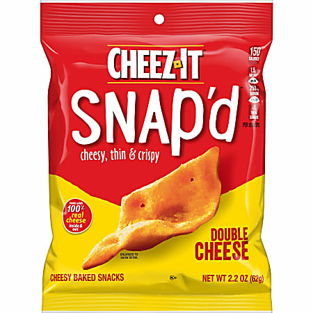 Cheez-It Snap&#x27;d Double Cheese Crackers - Cheese -