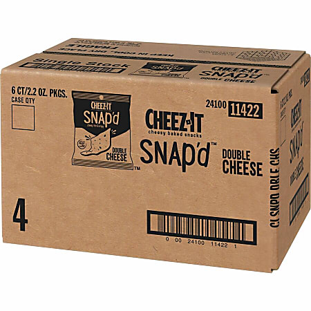国内発送 Cheez It Depot Office - Carton 6 oz 2.20 Cheese Crackers Cheese Double Snapd トップス