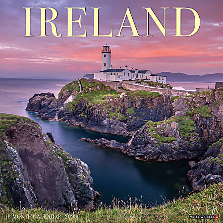Willow Creek Press Scenic Monthly Wall Calendar 12 x 12 Ireland January