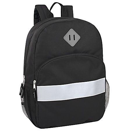 Black backpack with clearance side pockets
