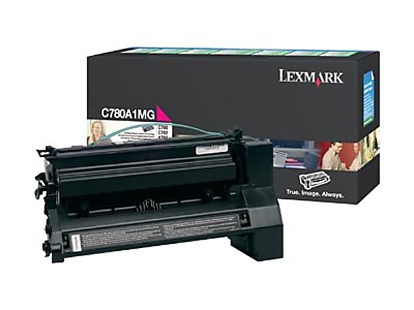 Lexmark™ C780A1MG Magenta High Yield Return Program Toner Cartridge