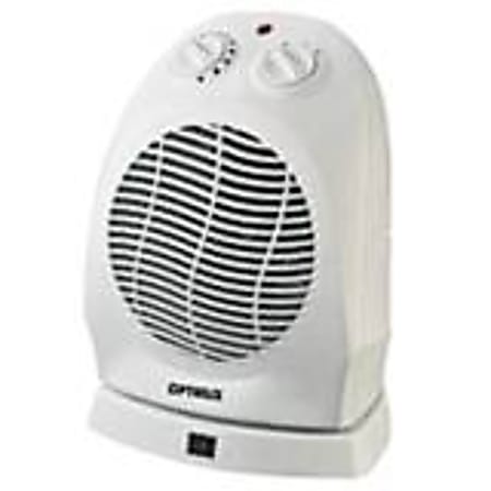 Optimus H-1382 Space Heater - Electric - 750 W to 1500 W - 200 Sq. ft. Coverage Area - 120 V AC - Portable - White