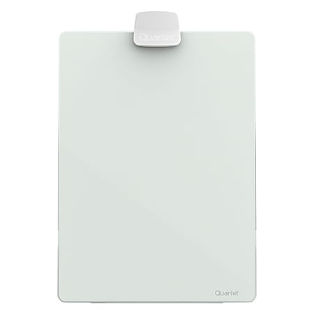 Quartet Glass Dry-Erase Desktop Easel, White