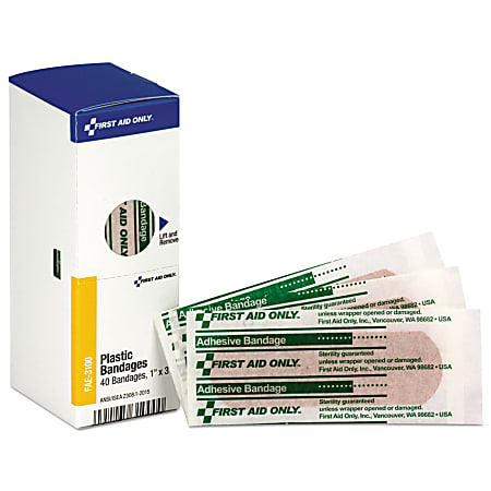 First Aid Only Plastic Bandages Refill For SmartCompliance