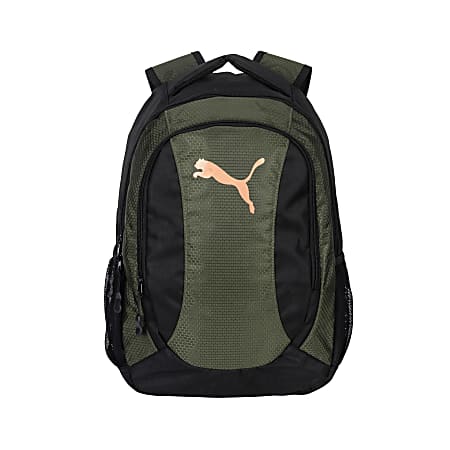 Puma Evercat Equivalence Backpack With 12 Laptop Pockets Dark Green Office Depot