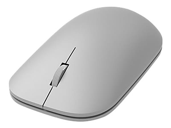 Microsoft Modern Mouse - Mouse - right and left-handed - optical - 2 buttons - wireless - Bluetooth 4.0 - soft silver