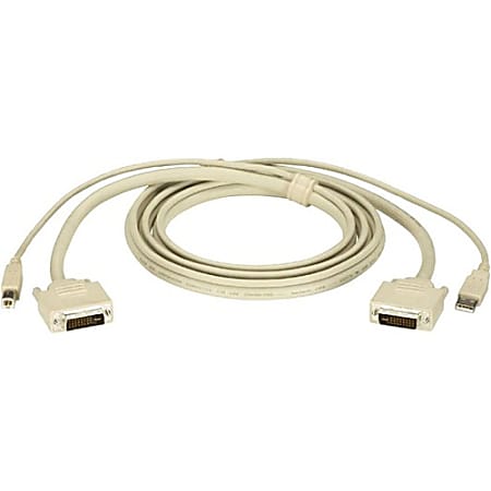 Black Box ServSwitch DVI Cable - DVI Male Video, Type B Male USB - DVI Male Video, Type A Male USB - 10ft