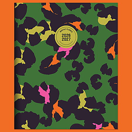 2026 2027 TF Publishing Lucky Leopard Large Monthly Planner 11 x 9 July ...