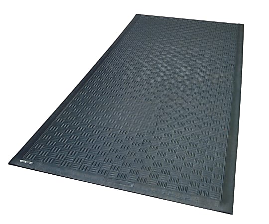 M+A Matting Comfort Station Max Mat, Black, 3.2' x 8.3'