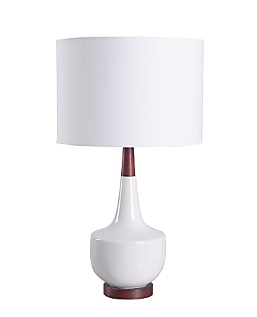 Kenroy Home Tessa Accent Table Lamp 20, Foyer Table Lamps White