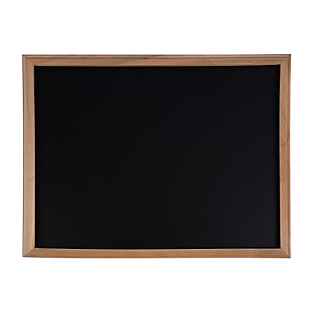 Flipside Wood-Framed Chalkboard, 18" x 24", Black