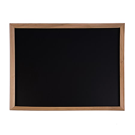 Flipside Wood-Framed Chalkboard, 18" x 24", Black